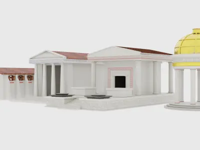 Roman buildings  3D model
