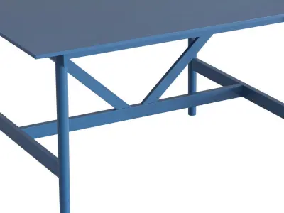 TAK Pedestal Table 01 3D model