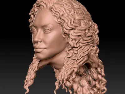 Zoe Washburne Gina Torres 3D print model