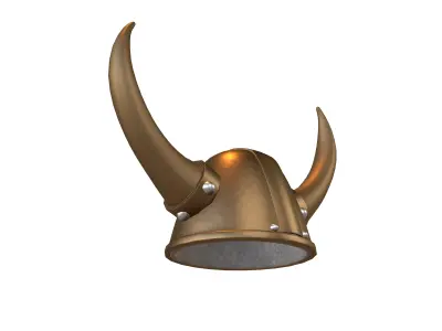 Viking Hat V1 010 Low-poly 3D model