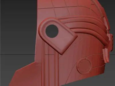 Star Wars Darth Revan Helmet With Detachable Mask 3D print model
