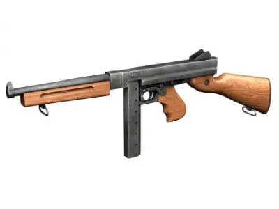 WW2 Submachine guns - Collection 3D model