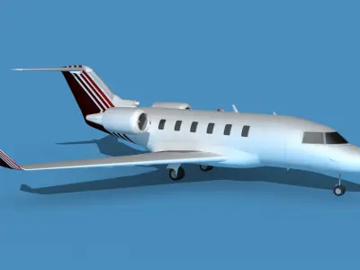 Bombardier CL-604 Challenger V03 3D model