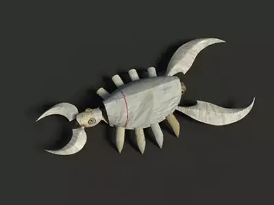 Paper Insect 3D model