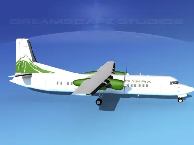 Fokker F-60 Olympia 3D model