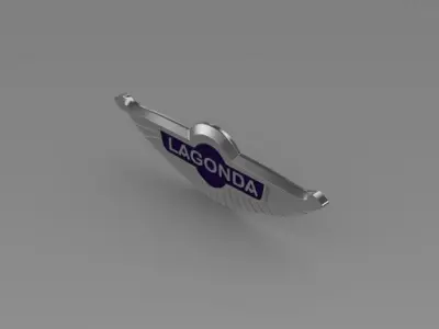 Lagonda 3d logo 3D model