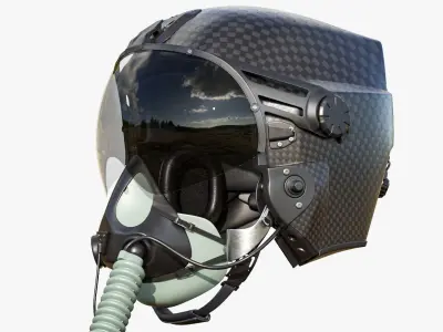AV 2 NGFWH LIFT Airborne Pilot Helmet 3D model