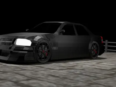 Mercedes C-Class DTM 1994 Free 3D model