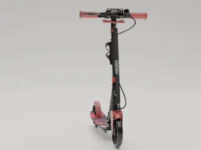 Electronic Bike Low-poly 3D model