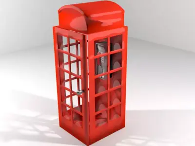 Phonebooth - Classic 3D model