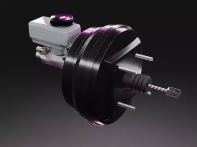 Vacuum Brake Booster 3D model