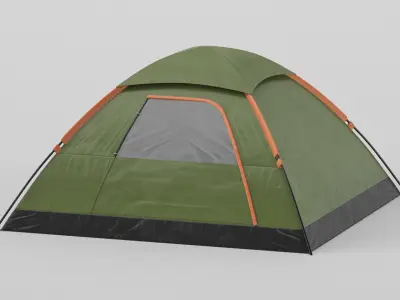 Camping Tents Collection 3D model