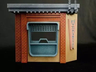 Xanwan Freight Kiosk 3D print model