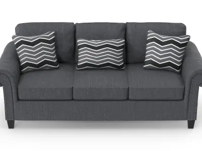 Sofa - Set Part 3 Low-poly 3D model