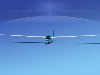 DG-400 15-Metre Motorglider V13 3D model