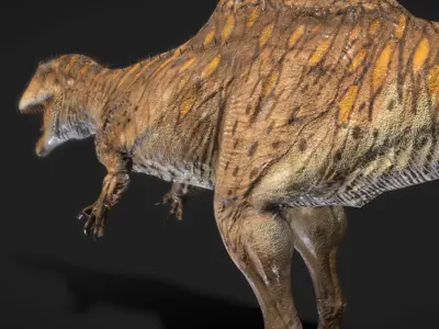 Concavenator Low-poly 3D model