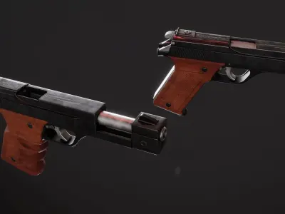 Benelli MP3 B76 series Low-poly 3D model