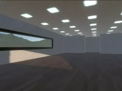 Military Control Building - Game Ready 3D Model PBR Low Poly Low-poly 3D model