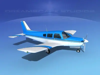 Piper Turbo Arrow 240 V16 3D model