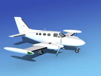 Cessna 421 Golden Eagle V19 3D model