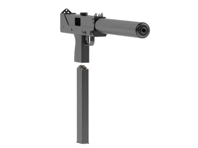 MAC-11 Machine Pistol 3D model