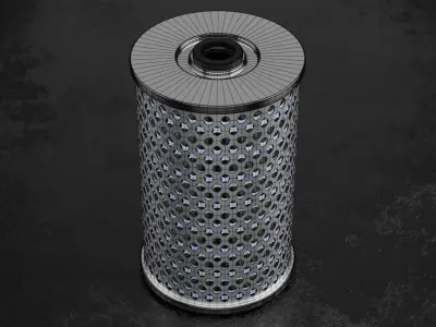 Car Filter Type J 3D model