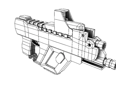 GUN SMG 3D model