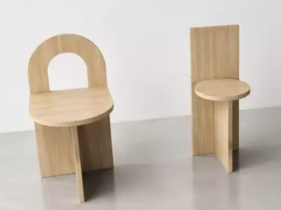 Modern Chairs Free 3D model