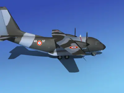 Alenia C-27A Spartan France 3D model