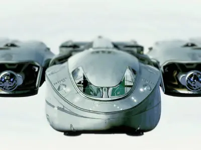 Centurian Spaceship Low-poly 3D model