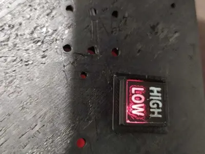 3D printable F-14 ACM panel with electronics compatible 3D print model