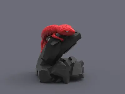 Gecko 3D print model