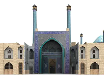 Imam Mosque Isfahan Iran 3D model