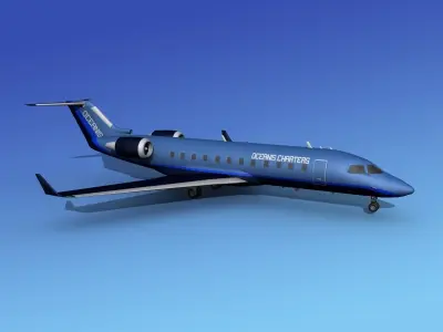 Canadair CRJ100 Oceanis 3D model