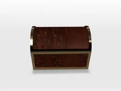 Treasure chest Free low-poly 3D model get