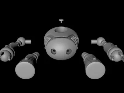 clockwork Ben 10 3D Print Model Download 3D print model