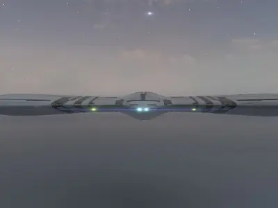 Raider Spaceship 3D model