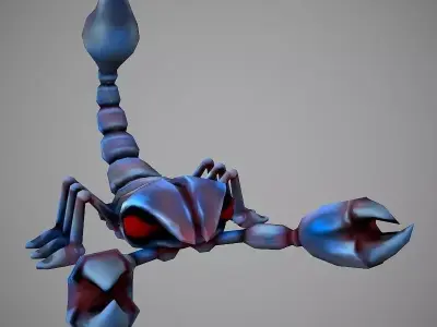 Scorpion Cartoon Low-poly 3D model