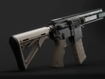 L119A2 - High Detail 3D model