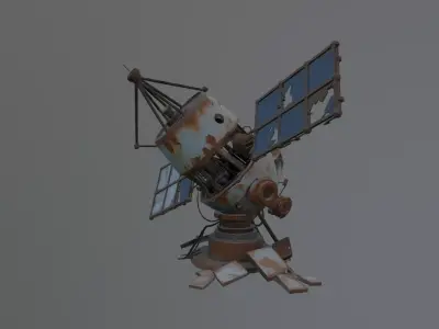 abandoned satelite 3D model
