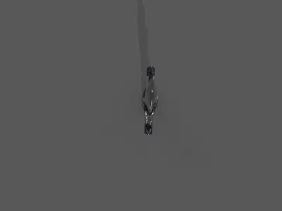 Dark Battle Worn Sword Game Ready Asset Low-poly 3D model