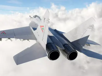 Mig 29 Low-poly 3D model