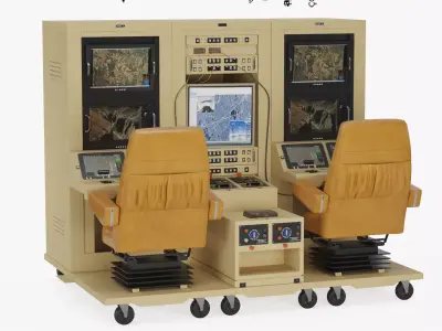 UAV Ground Control Station 3D model