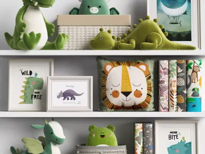 Kids Room Decor 112 3D model