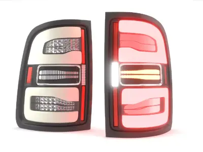 5th GEN RAM CUSTOM TAIL-LIGHTS 3D model