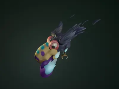 Stylized Bird 3D model