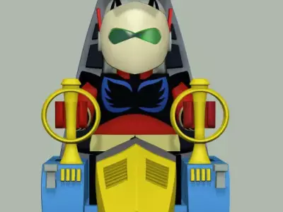 Duke Fleed Cockpit Lego Actarus Grendizer Goldorak Goldrake 3D model