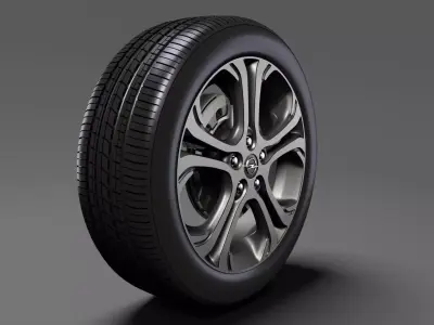 Opel Ampera E wheel 2018 3D model