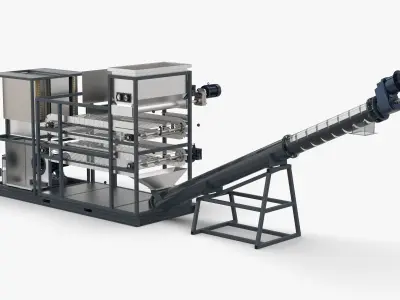 Heat Pump Sludge Drying Machine 3D model