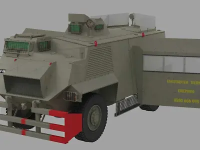AT 105 SAXON PATROL - NORTHERN IRELAND 3D model